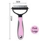 Professional Pet Deshedding Brush Dog Hair Remover Pet Fur Knot Cutter Puppy Cat Comb Brushes Dogs Grooming Shedding Supplies